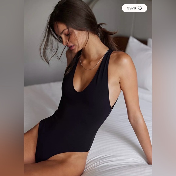 Free people Sydney Halter Bodysuit. NWT. Navy academy - Picture 4 of 8